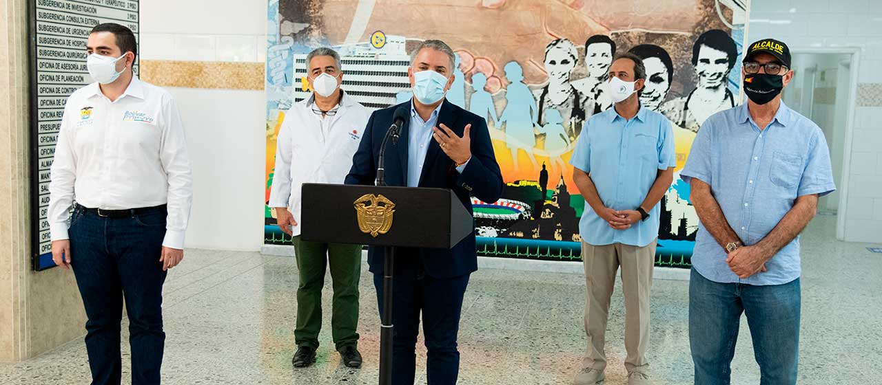 ‘Este es un triunfo importante para nuestro país’, dijo el Presidente al anunciar que Colombia llega a los dos millones de vacunados
