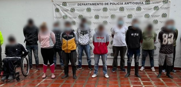 Cayeron 14 personas en operativos contra el Clan del Golfo en norte y occidente de Antioquia