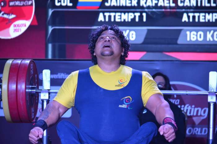 Celebración del titulo de la Copa Mundo de Para Powerlifting