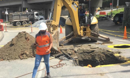 Avanza la construcción de obras de contención y manejo de aguas de la quebrada El Indio en Las Palmas
