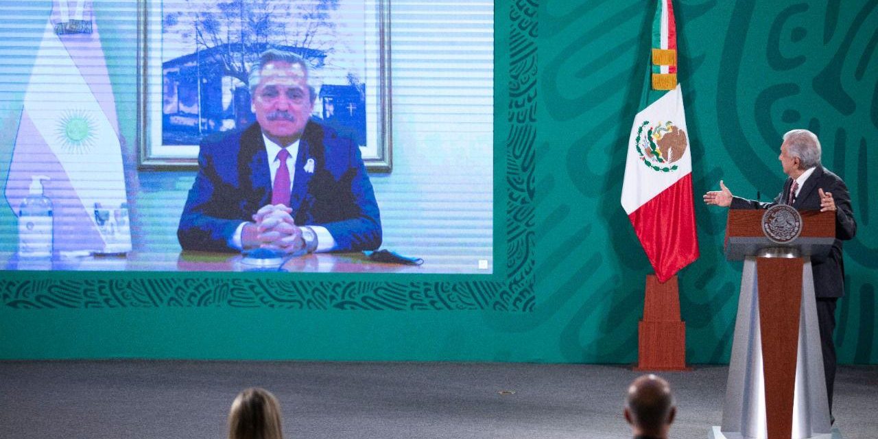 El Presidente argentino anunció nuevos envíos de vacunas desde México y afirmó: “Nos hacen sentir más independientes”
