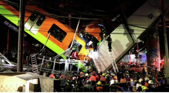 Al menos 23 muertos por desplome de puente del Metro en Ciudad de México [VIDEO]