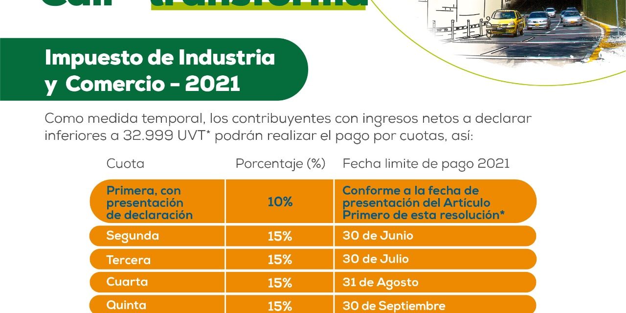 Alcaldía de Cali modifica plazos del Calendario Tributario para presentación y pago del ICA