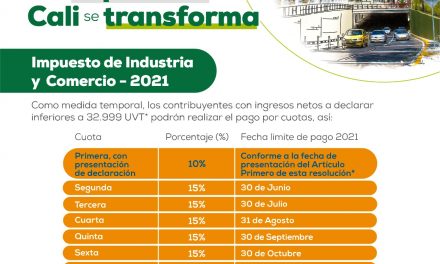 Alcaldía de Cali modifica plazos del Calendario Tributario para presentación y pago del ICA