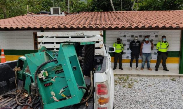 Judicializados dos hombres por el delito de receptación en Puerto Triunfo (Antioquia)
