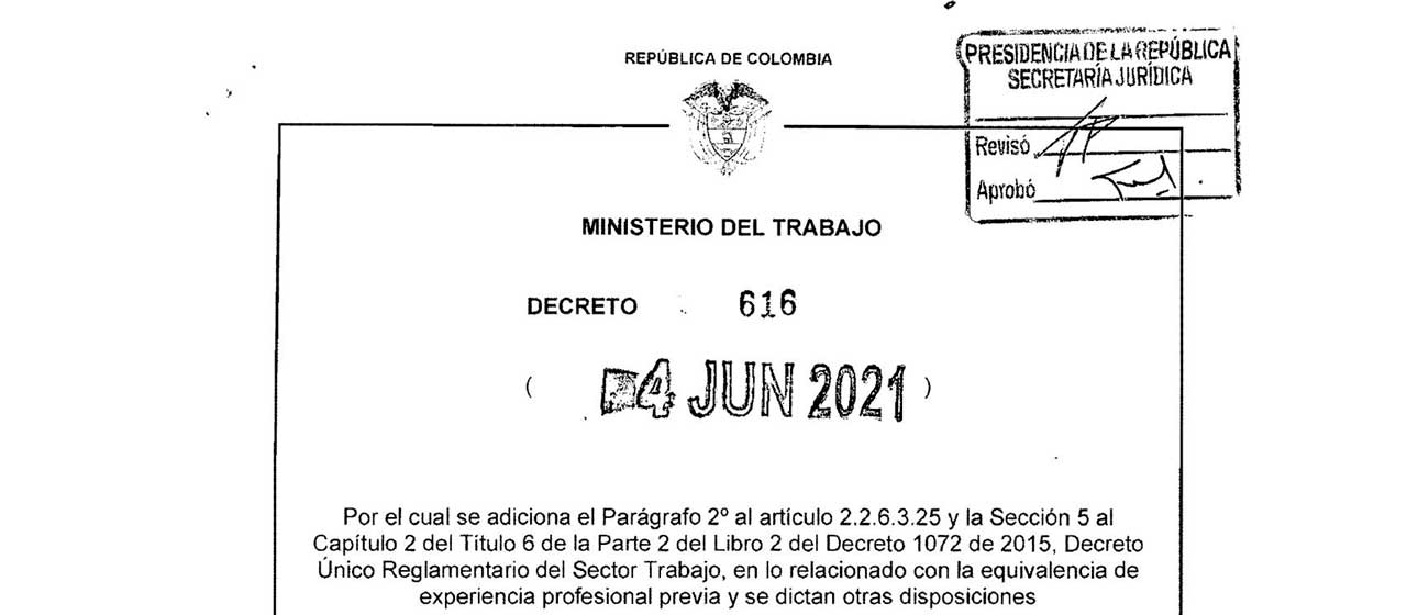 Gobierno expidió el Decreto 616 que facilita la empleabilidad de los estudiantes que buscan ingresar al mercado laboral