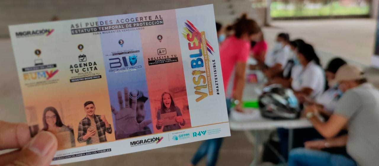 Más de 968.000 personas se han registrado para acogerse al Estatuto Temporal de Protección a Migrantes Venezolanos