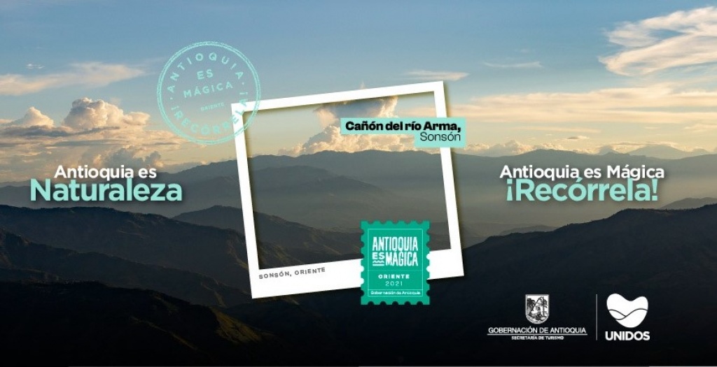 Para reactivar el turismo, la Gobernación lanza la campaña Antioquia es Mágica ¡Recórrela!