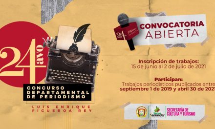 Abiertas inscripciones para el Concurso Departamental de Periodismo Luis Enrique Figueroa Rey