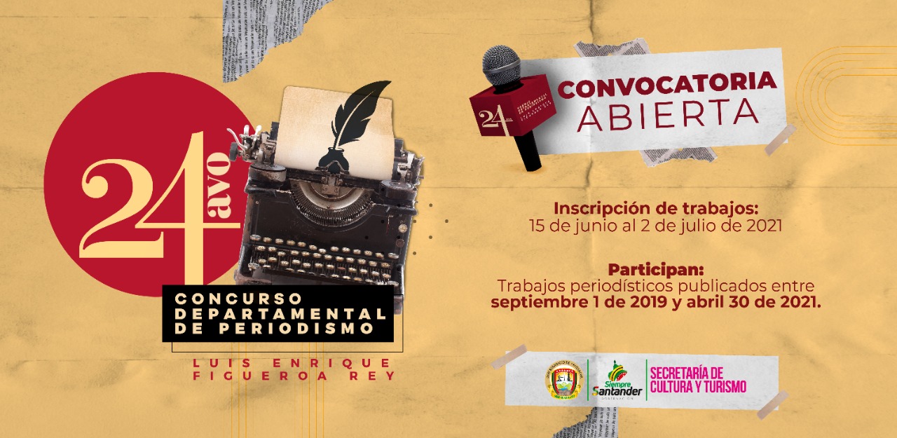 Abiertas inscripciones para el Concurso Departamental de Periodismo Luis Enrique Figueroa Rey