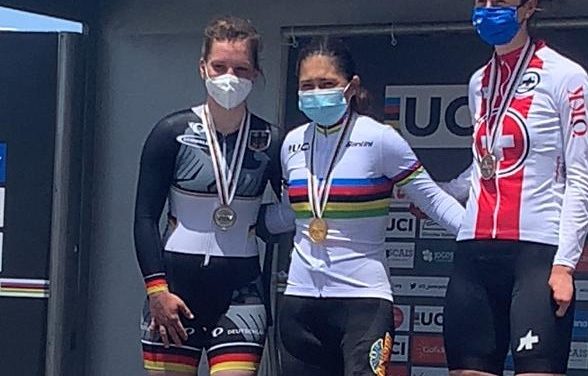 Ejemplo de superación: Carolina Munévar se adjudicó el título mundial CRI de Paracycling en Portugal