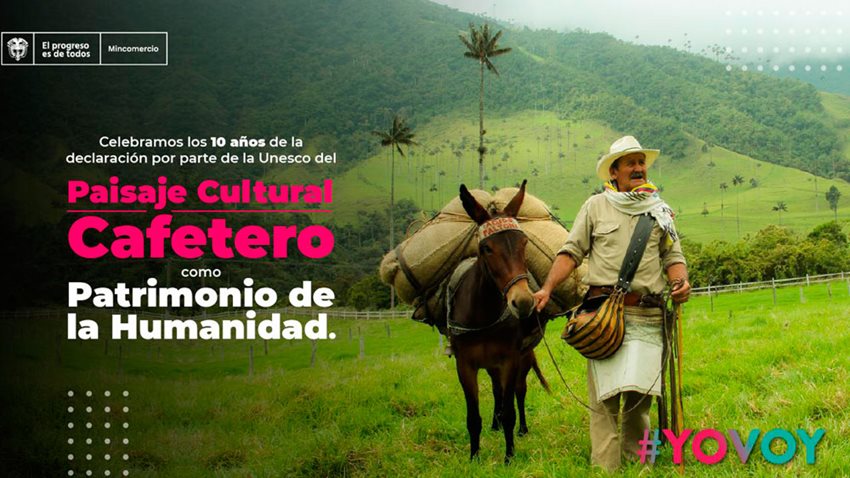 Paisaje Cultural Cafetero de Colombia cumple 10 años como Patrimonio Mundial