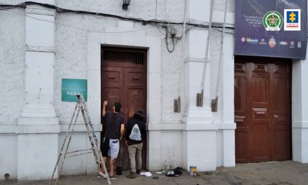 Así fue el acto de reparación y  reconciliación por actos de vandalismo en Piedecuesta, Santander [VIDEO]