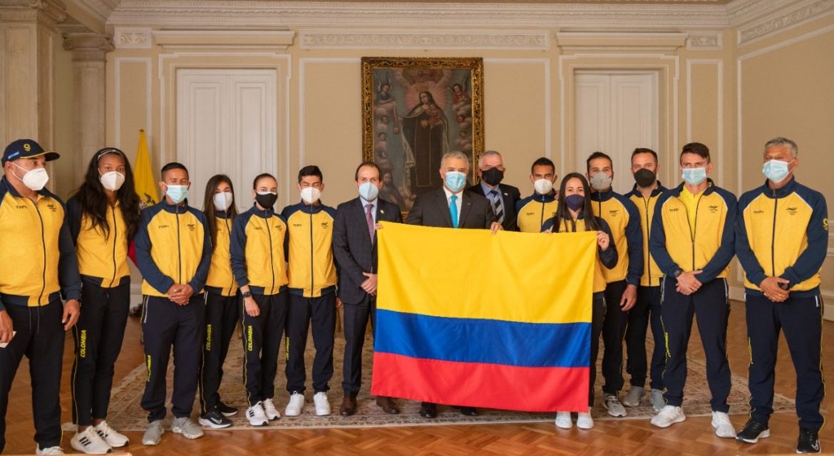 ‘Ustedes van con la misión de traer el mayor número de medallas olímpicas para Colombia’: Presidente Duque