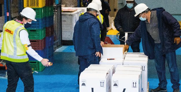 El país recibió otras 539.370 dosis de vacunas de Pfizer