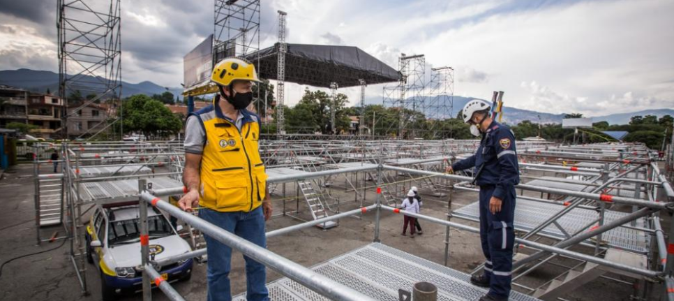 Comité Operativo de Eventos de Ciudad verifica condiciones de seguridad humana para eventos masivos en Medellín