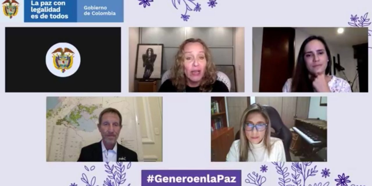 Paz con legalidad, Consejero presidencial destaca a las mujeres como protagonistas