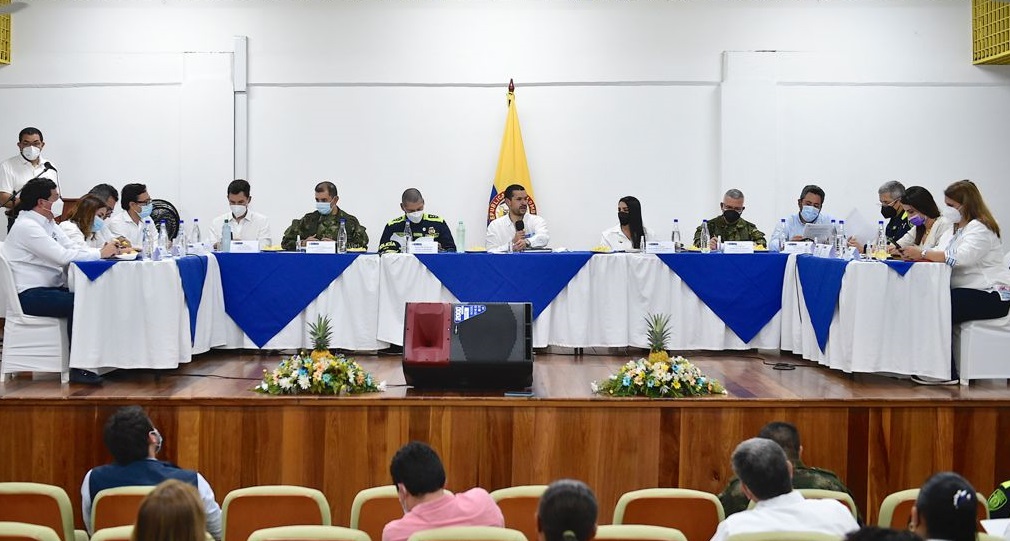 ”Se han adelantado operativos que han golpeado estructuras criminales que tratan de sembrar el miedo en Dagua, Valle del Cauca”, Ministro del Interior.”