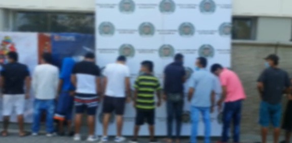 En el Tolima capturan 14 personas pertenecientes a una organización delincuencial