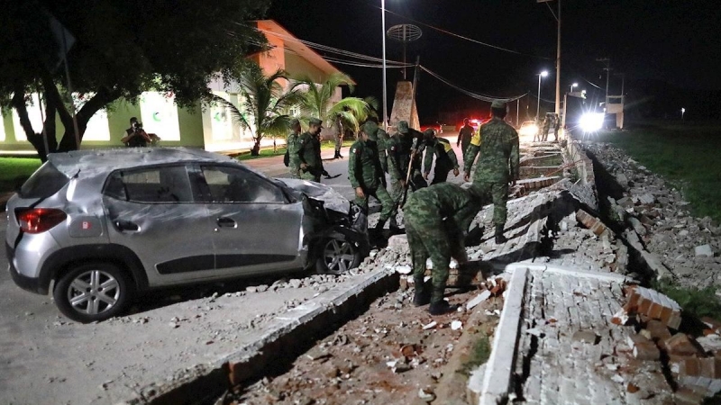 Un fuerte terremoto de magnitud 7,1 en el centro y sur de México deja al menos un muerto