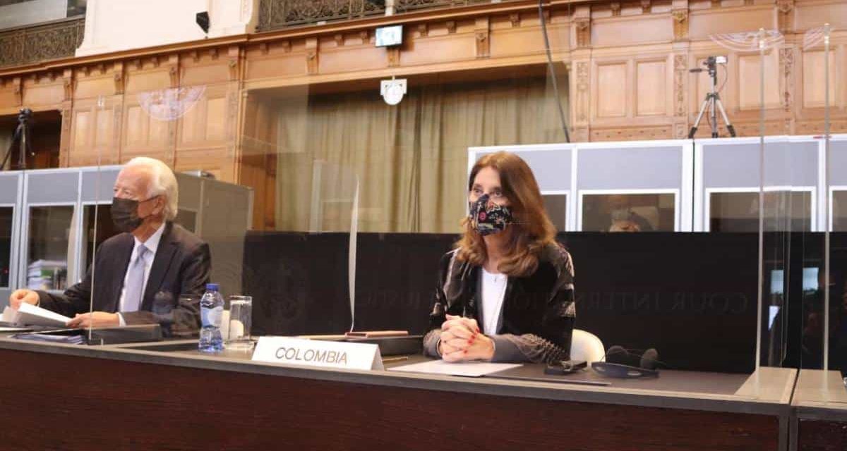 Vicepresidente Marta Lucía Ramírez viajó a La Haya para segunda ronda de alegatos ante Nicaragua, en la Corte Internacional de Justicia