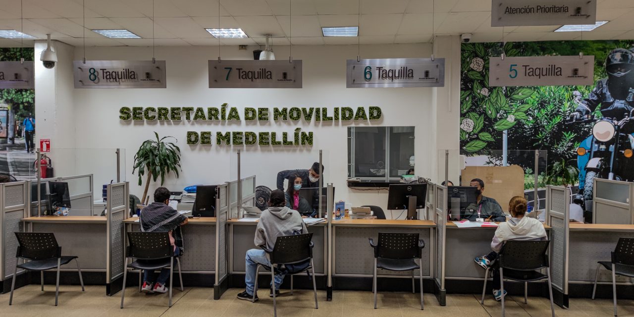 Prográmese: Atención de trámites en la Secretaría de Movilidad de Medellín será únicamente con cita previa