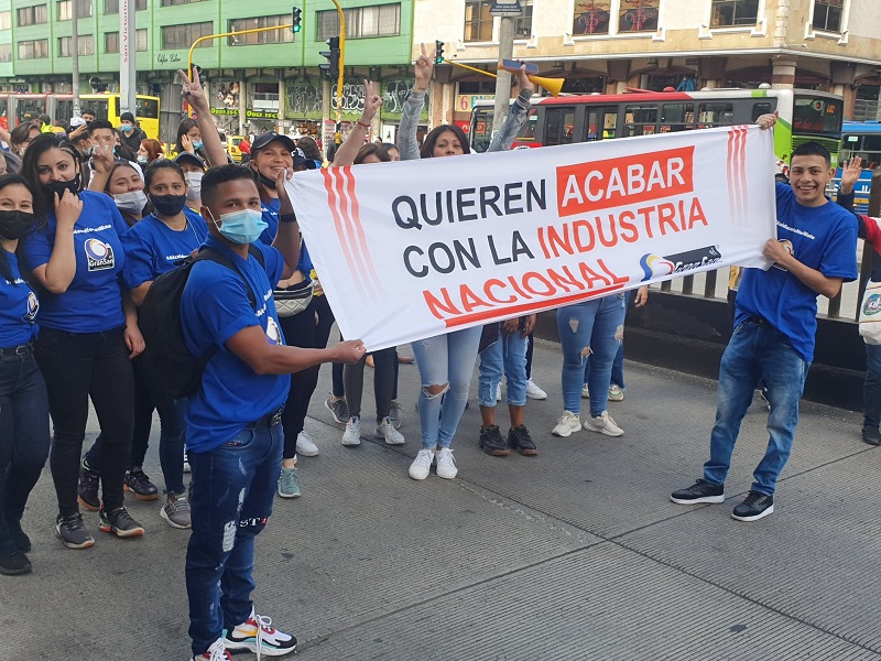 En Bogotá, comerciantes de San Victorino salieron a las calles por abuso en incremento de avalúos catastrales