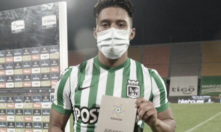 Por COVID-19: Sebastián Gómez, de Atlético Nacional, desafectado de la Selección Colombia que enfrentará a Honduras