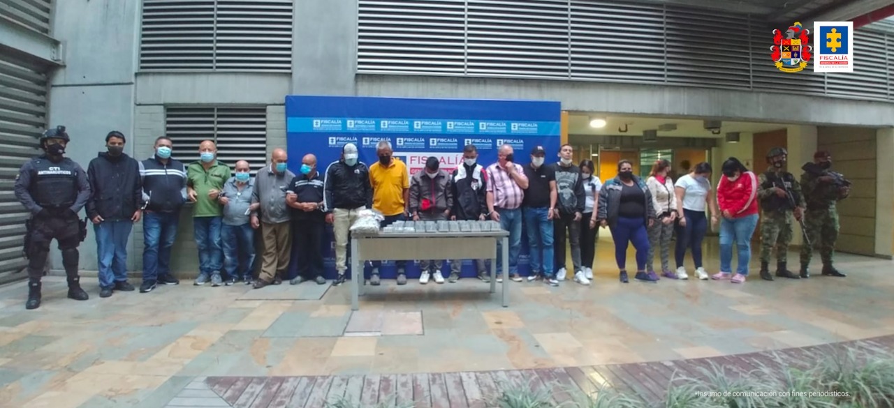 Presuntos integrantes del grupo criminal la terraza con injerencia en el centro de Medellín son asegurados