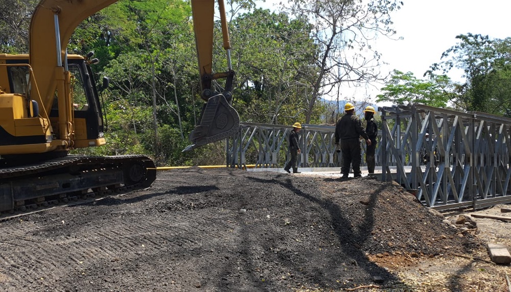 Invías y Ejército reconstruyeron en el Cesar puente derribado por el Eln en el paro armado