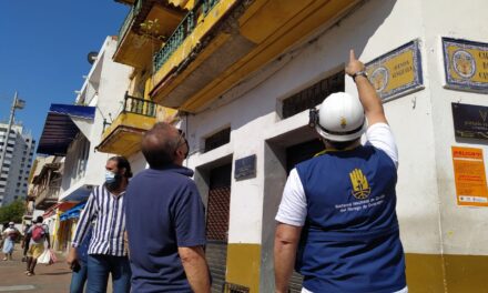 Peligro por posible derrumbe de edificio en el Centro Histórico de Cartagena