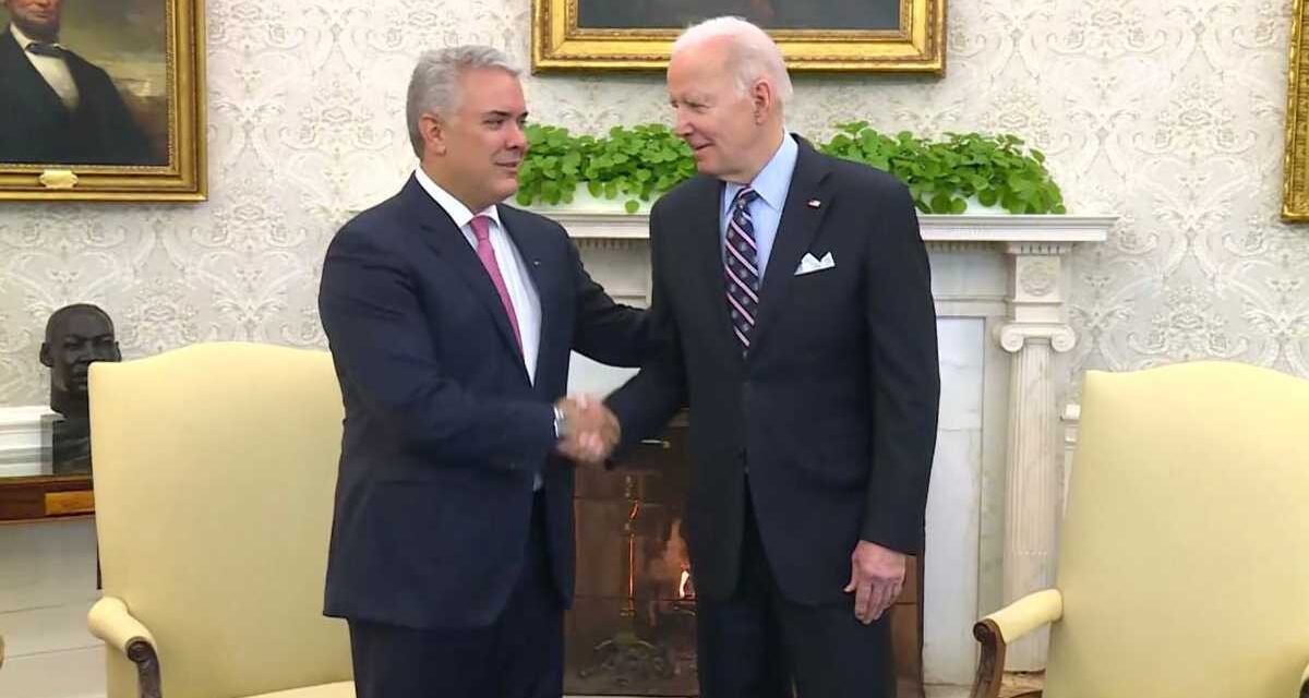 Biden designa a Colombia como aliado principal extra-Otán, tras encuentro con presidente Duque