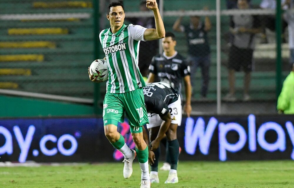 Épico empate: Atlético Nacional salvó sobre la hora un punto ante Cali y sigue dando la pelea en la Liga