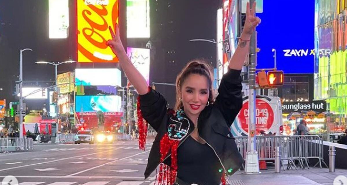 Paola Jara y su despecho llegaron a Times Square: Importante logro en su carrera artística