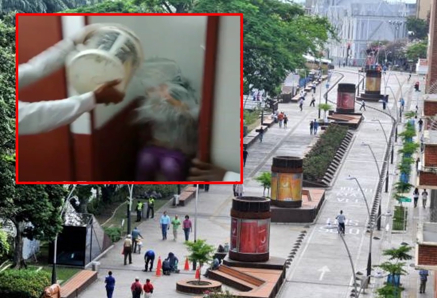 Ejemplar castigo: guardas de seguridad que tiraron baldado de agua a mujer en Cali fueron desvinculados de su trabajo