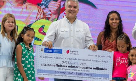 Ingreso Solidario llegó a 4 millones de beneficiarios: Iván Duque confirmó recursos para la vigencia del 2023