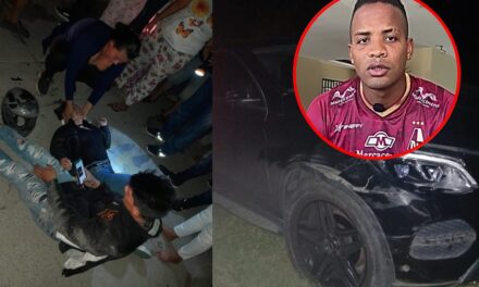 Escándalo en el FPC: jugador de equipo protagonista se vio involucrado en aparatoso accidente, que dejó dos heridos