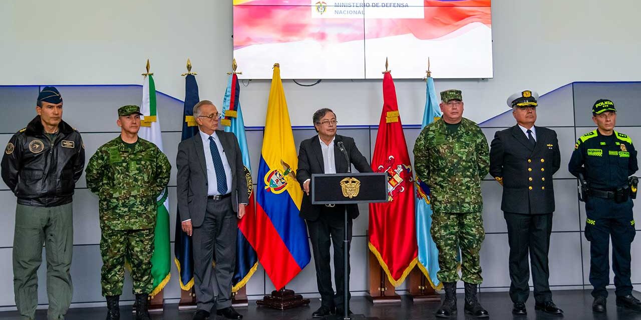 Conozca a la nueva cúpula de las Fuerzas Militares y de Policía, designada por el presidente Gustavo Petro