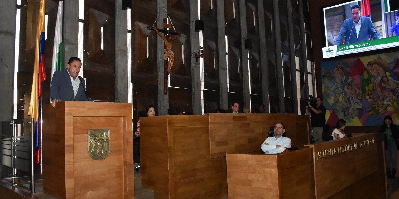 Cuatro importantes proyectos para Antioquia fueron aprobados por la Asamblea Departamental al cierre de las sesiones extras