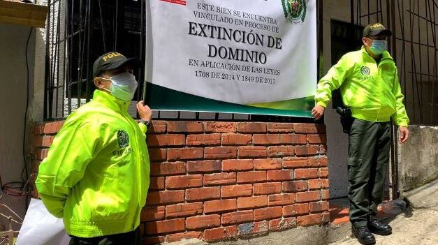 La policía de Colombia y ecuador, aplicaron extinción de dominio a bienes avaluados en más de 41 mil millones de pesos.