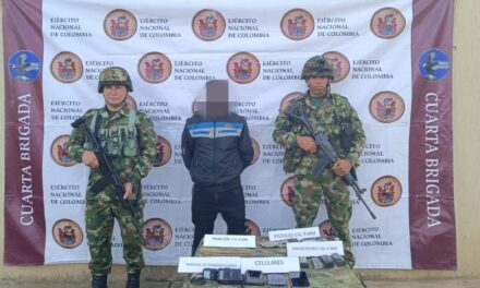 Ejército Nacional captura a presunto integrante del Clan del Golfo en Antioquia