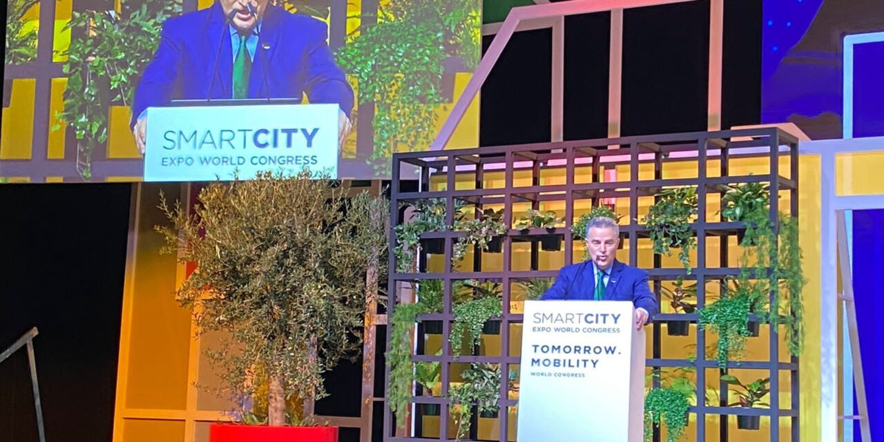 Gobernador Aníbal Gaviria participó este martes en la apertura de Smart City Expo World Congress en Barcelona