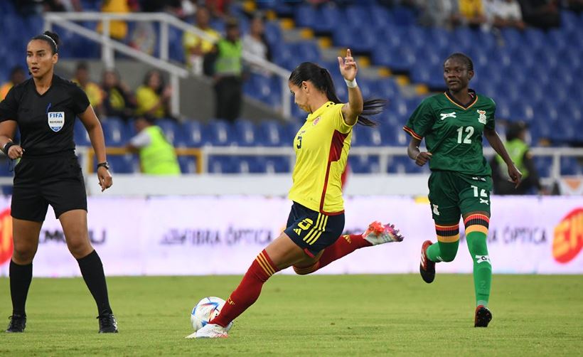 Selección colombia femenina de mayores volvió a vencer a zambia en amistoso
