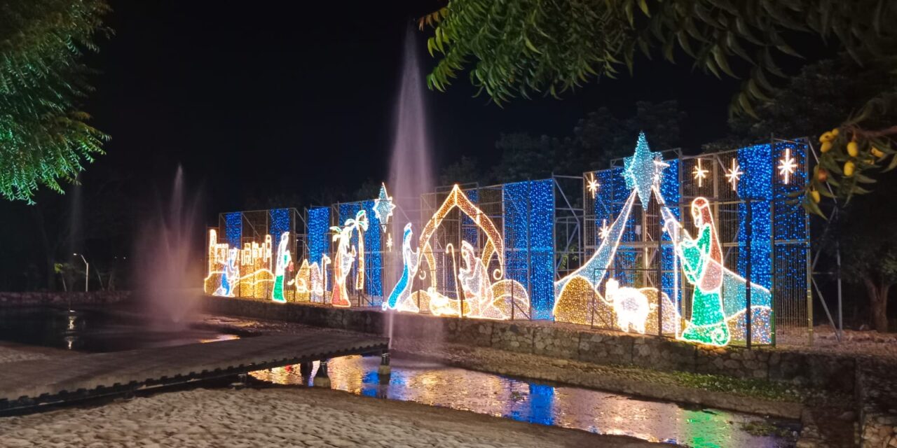 Se inaugura con gran éxito el parque la Playa en Cúcuta, con el alumbrado de AGM