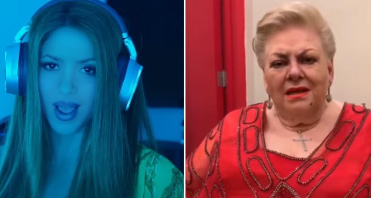 Shakira recibió el apoyo de Paquita la del Barrio en su nuevo lanzamiento musical