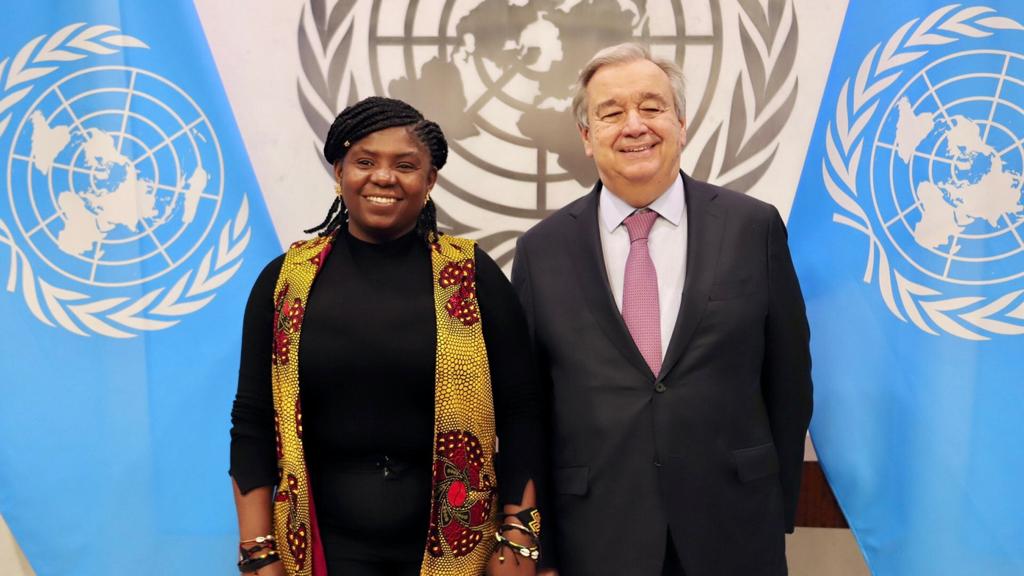 Vicepresidenta Francia Márquez habló con Secretario General de las Naciones Unidas sobre Paz Total, equidad de género y lucha contra desigualdad
