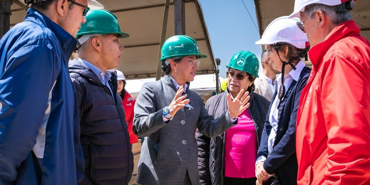 «Estamos construyendo el Metro con pasión»: Claudia López  que la construcción del metro no para