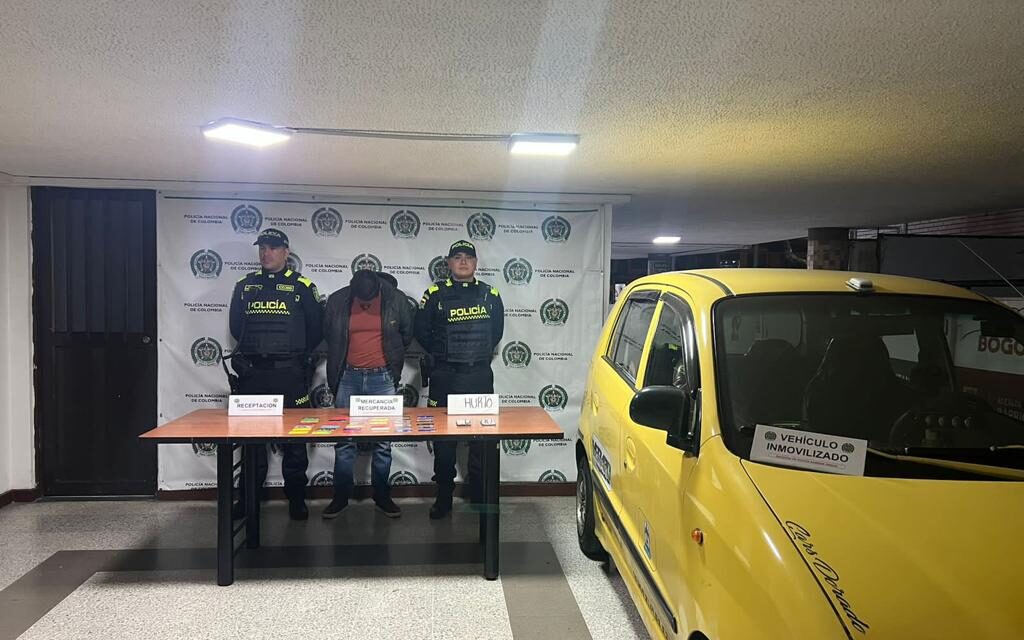 Conductor de taxi fue capturado por drogar y hurtar a un extranjero
