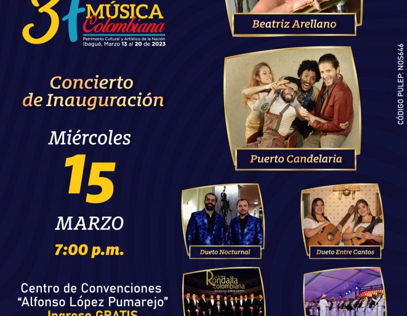 Inicia la versión 37 del Festival Nacional de la Música Colombiana