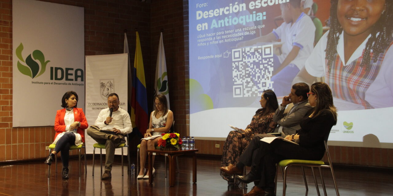 Foro Escolar Deserción en Antioquia deja en evidencia que familia disfuncional factor fundamental en la problemática